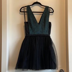 BCBG Generation Tulle Cocktail Dress